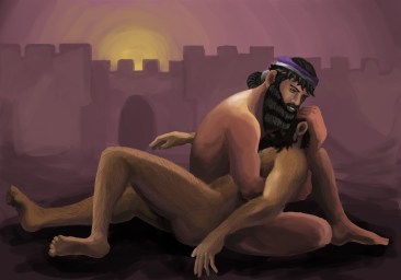 The_Death_of_Enkidu_by_Eshto